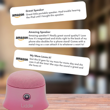 Load image into Gallery viewer, Available on Amazon Pink Rose Magnetic Liddle Speaker
